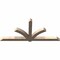 Ekena Millwork Redmond Smooth Timber Gable Bracket, Douglas Fir, 108"W x 49"H x 5 1/2"D x 5 1/2"F, 11/12 Pitch GBW108X49X0606RED00SDF - alternate 3